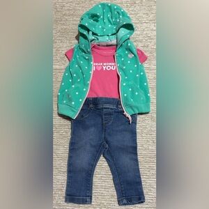 9m Valentine’s Day Baby Girl Outfit